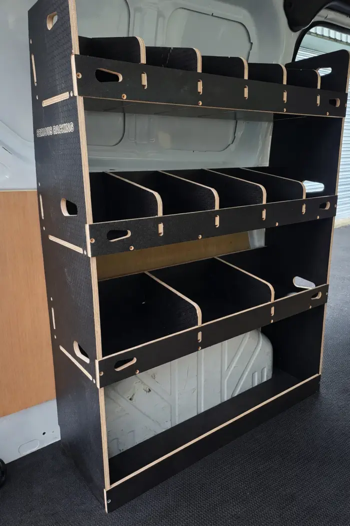 Ford Transit Custom L1 Hex Ply Van Racking – Triple Unit Pack – Serious ...
